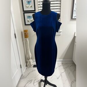 Calvin Klein Royal Blue Midi Dress